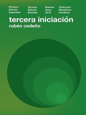 cover image of Tercera Iniciación